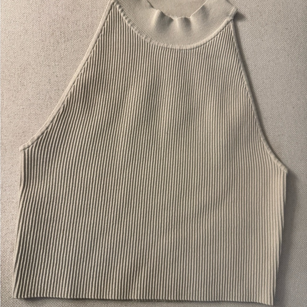 Babaton Ribbed Tank Top - Cream